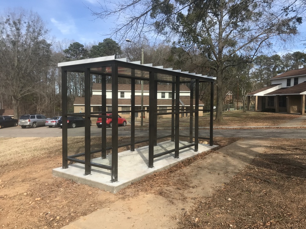 Bus Shelter - Willow Oaks finished product
