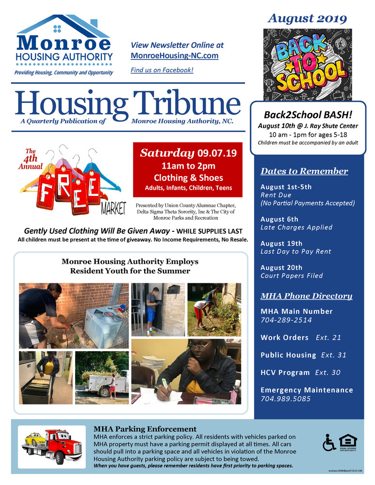 August Enewsletter page 1