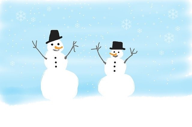 Winter Safety - Two Snowmen