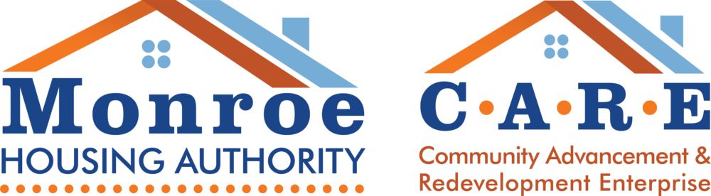 Monroe Housing Authority Icon and CARE, Community Advancement and Redevelopment Enterprise Icon